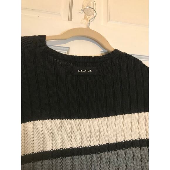 NAUTICA Pullover Sweater Men's L 100% Cotton - Picture 3 of 8